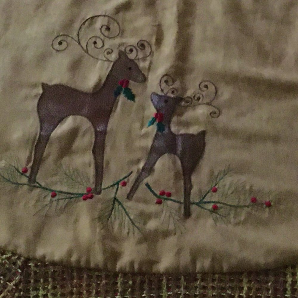 Christmas Eve by Santa's Best Tree Skirt - Picture 3 of 4
